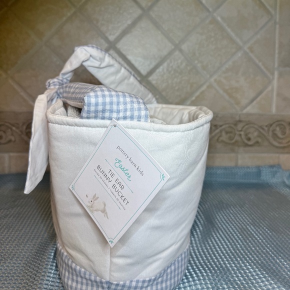 GinghamTie Ear Bunny Bucket - PBK - Picture 6 of 7